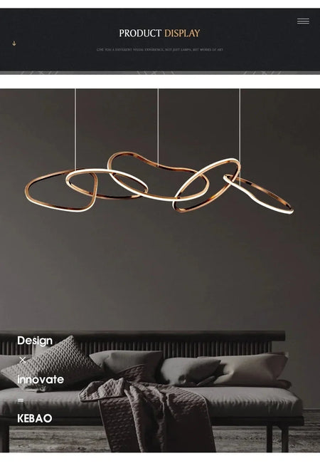 Luminaire Suspension finition rose élégante – Référence : Mariselle5623- - Nexa Lights