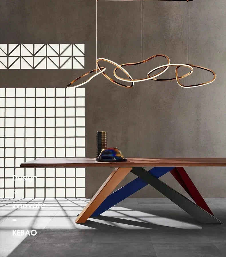 Luminaire Suspension finition rose élégante – Référence : Mariselle5623- - Nexa Lights