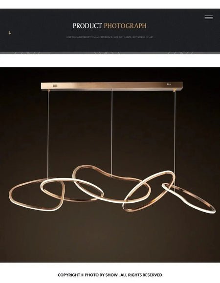 Luminaire Suspension finition rose élégante – Référence : Mariselle5623- - Nexa Lights