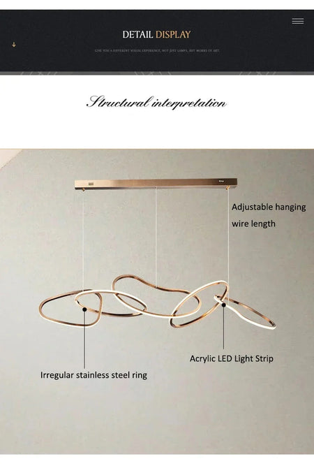 Luminaire Suspension finition rose élégante – Référence : Mariselle5623- - Nexa Lights