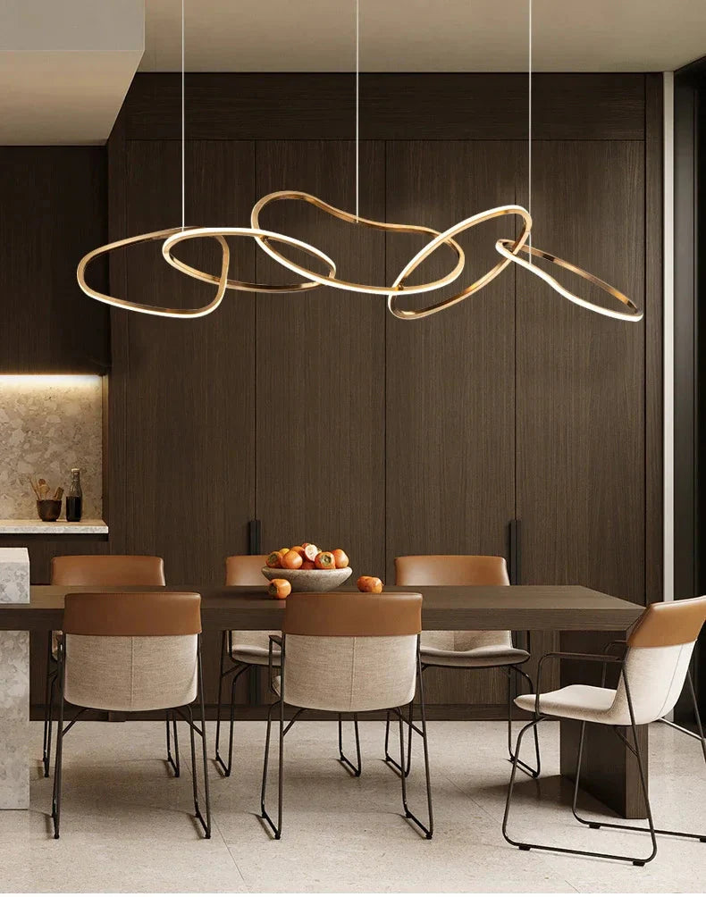 Luminaire Suspension finition rose élégante – Référence : Mariselle5623- - Nexa Lights