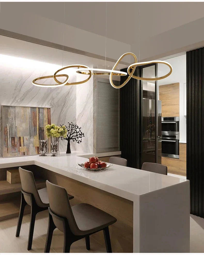 Luminaire Suspension finition rose élégante – Référence : Mariselle5623- - Nexa Lights