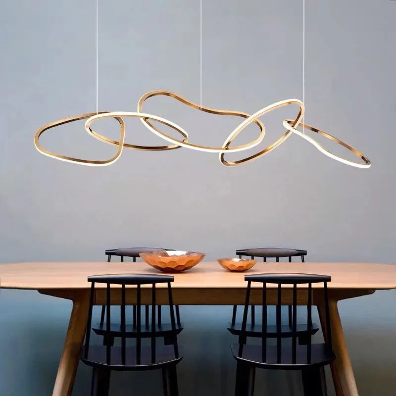 Luminaire Suspension finition rose élégante – Référence : Mariselle5623- - Nexa Lights