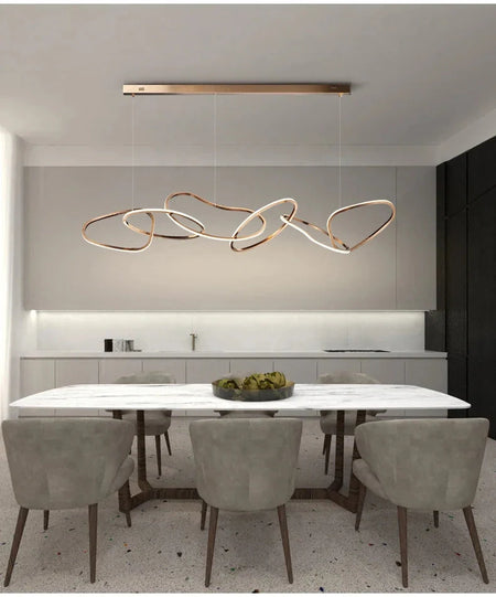 Luminaire Suspension finition rose élégante – Référence : Mariselle5623- - Nexa Lights
