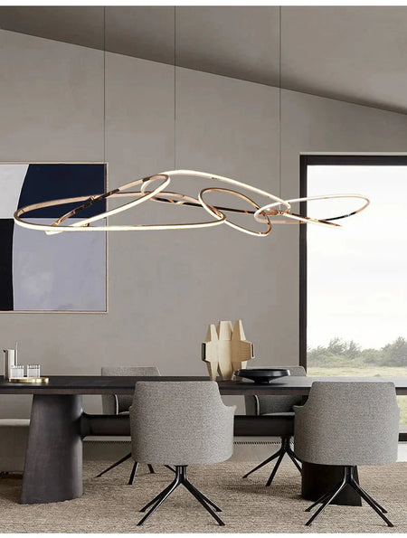 Luminaire Suspension finition rose élégante – Référence : Mariselle5623- - Nexa Lights