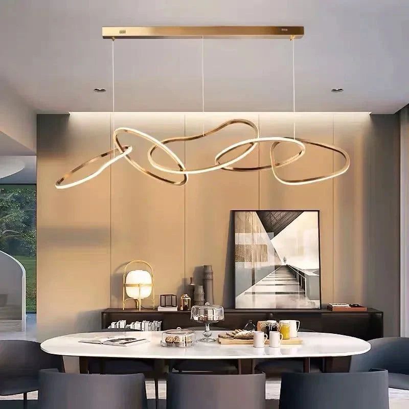 Luminaire Suspension finition rose élégante – Référence : Mariselle5623- - Nexa Lights