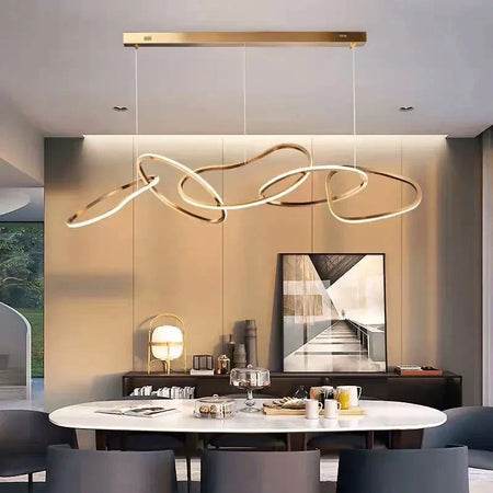 Luminaire Suspension finition rose élégante – Référence : Mariselle5623- - Nexa Lights