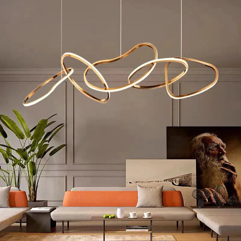Luminaire Suspension finition rose élégante – Référence : Mariselle5623- - Nexa Lights