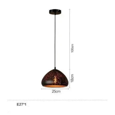 Luminaire Suspension finition rouillée élégante – Référence : Maren5623- - Nexa Lights