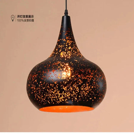 Luminaire Suspension finition rouillée élégante – Référence : Maren5623- - Nexa Lights