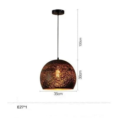 Luminaire Suspension finition rouillée élégante – Référence : Maren5623- - Nexa Lights