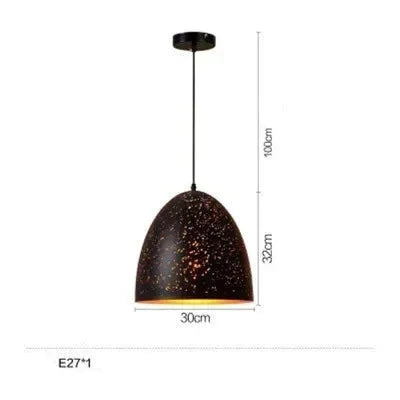 Luminaire Suspension finition rouillée élégante – Référence : Maren5623- - Nexa Lights