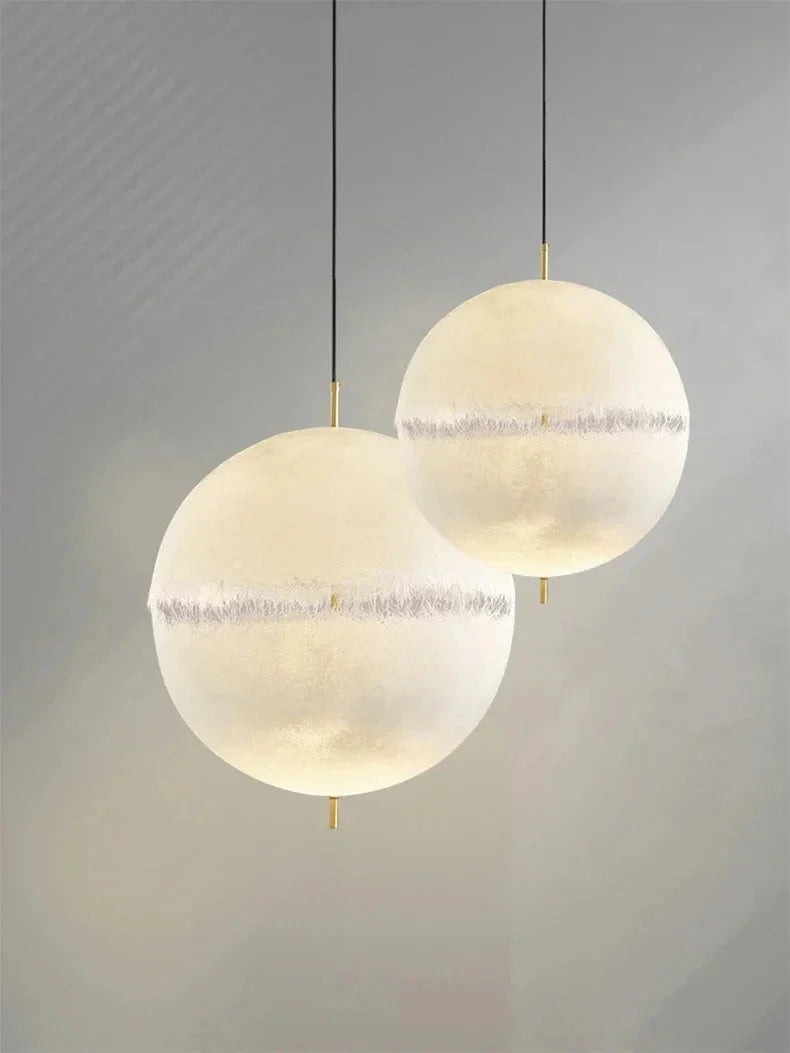 Luminaire Suspension forme organique argentée – Référence : Mariselle4823- - Nexa Lights