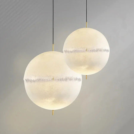 Luminaire Suspension forme organique argentée – Référence : Mariselle4823- - Nexa Lights