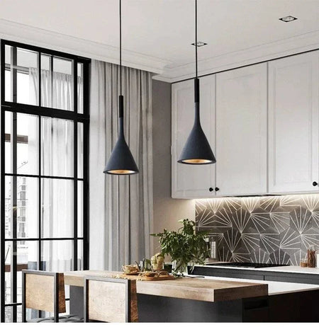 Luminaire Suspension forme organique blanche – Référence : Maréa5623- - Nexa Lights