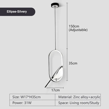 Luminaire Suspension forme organique dorée – Référence : Olinah5623- - Nexa Lights