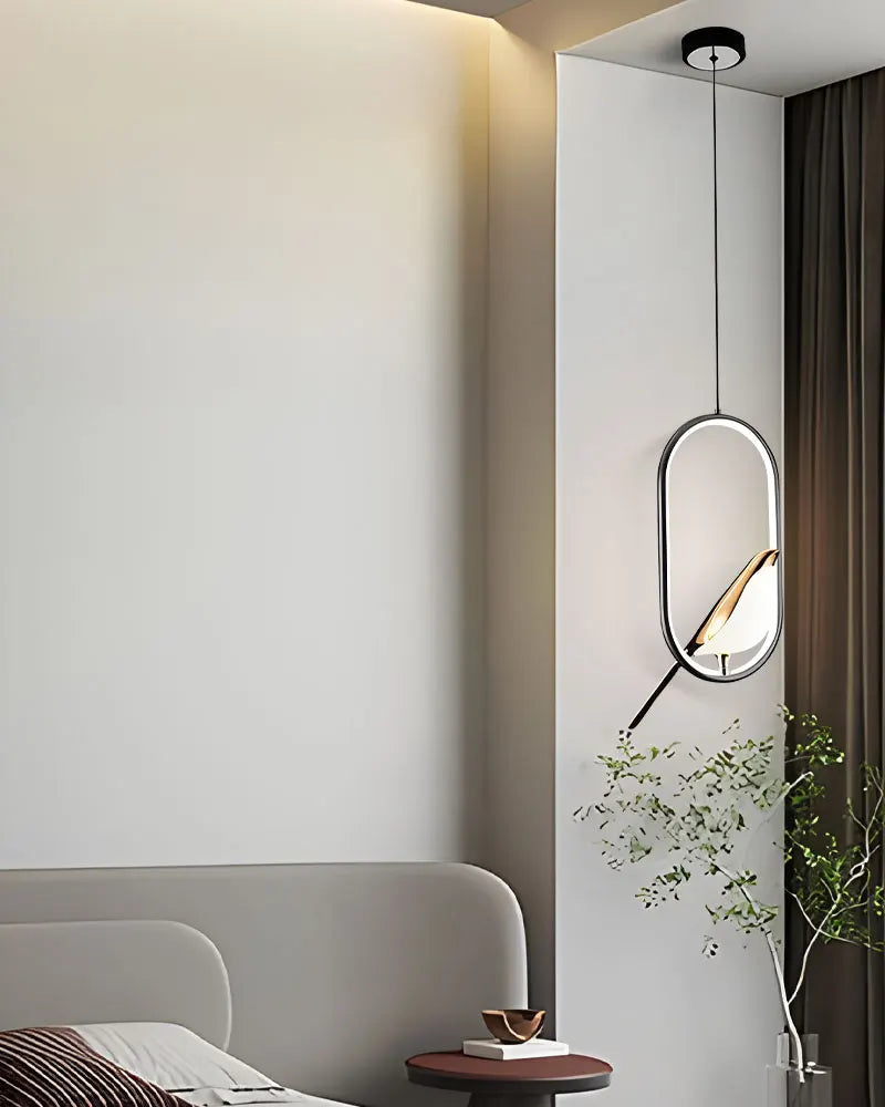 Luminaire Suspension forme organique dorée – Référence : Olinah5623- - Nexa Lights