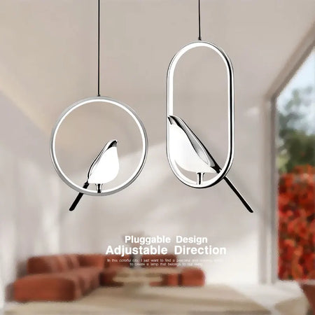 Luminaire Suspension forme organique dorée – Référence : Olinah5623- - Nexa Lights