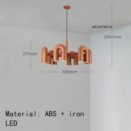 Luminaire Suspension forme organique en métal doré – Référence : Marisol8423-Luminaire Suspendu - Nexa Lights