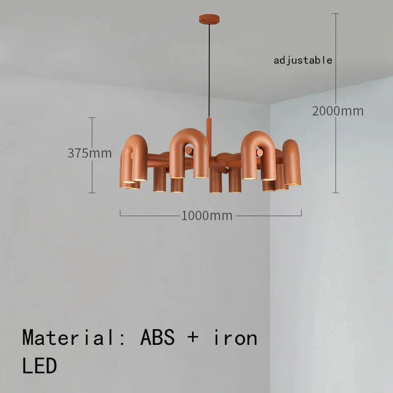 Luminaire Suspension forme organique en métal doré – Référence : Marisol8423-Luminaire Suspendu - Nexa Lights