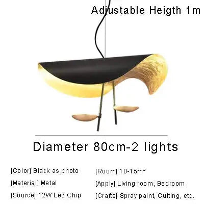 Luminaire Suspension forme organique spirit – Référence : Olwen5263-Luminaire Suspendu - Nexa Lights