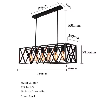 Luminaire Suspension métal noir brillant – Référence : Calixte5723-Luminaire Suspendu - Nexa Lights