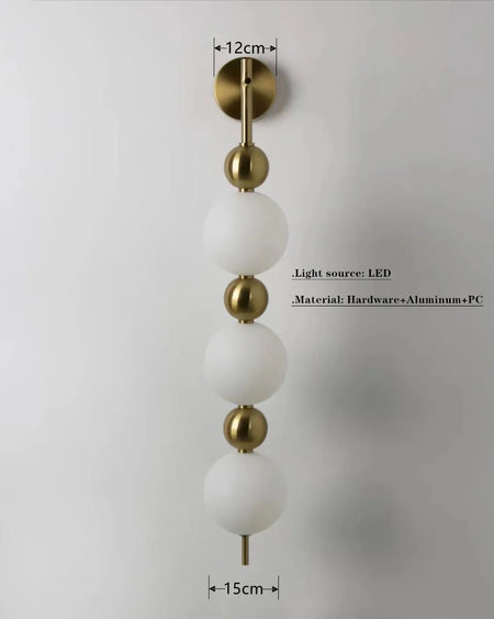 Luminaire Suspension sphères opalines élégantes – Référence : Mariel3485-Luminaire Suspendu - Nexa Lights