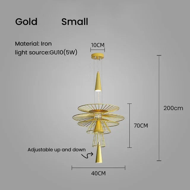 Luminaire Suspension style unique en métal – Référence : Marisol4728-Luminaire Suspendu - Nexa Lights