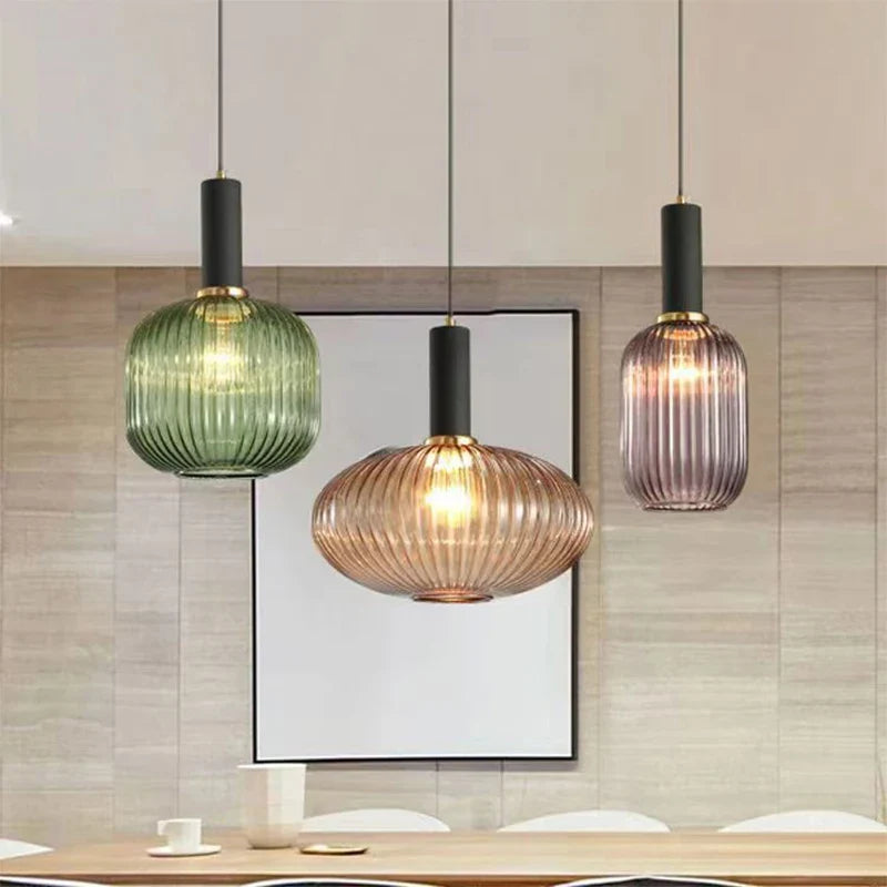 Luminaire Suspension verre blanc élégant – Référence : Camélia4732- - Nexa Lights