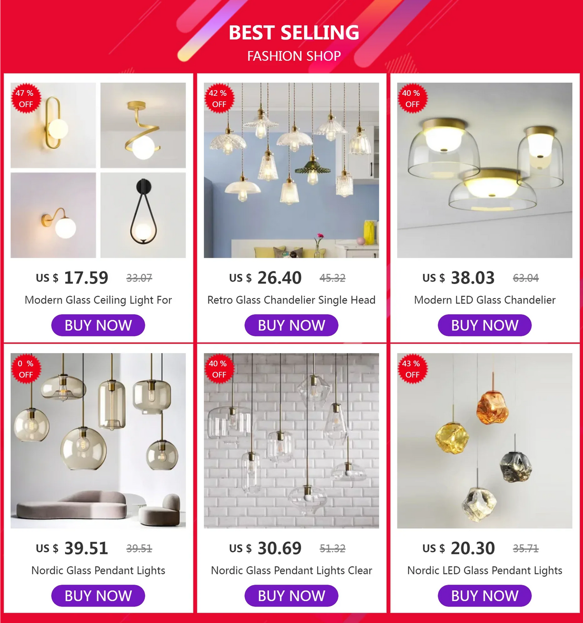 Luminaire Suspension verre blanc élégant – Référence : Camélia4732- - Nexa Lights