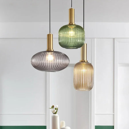 Luminaire Suspension verre blanc élégant – Référence : Camélia4732- - Nexa Lights