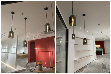Luminaire Suspension verre double moderne – Référence : Fynia4739- - Nexa Lights