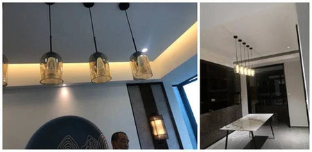 Luminaire Suspension verre double moderne – Référence : Fynia4739- - Nexa Lights