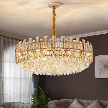 Luminaire Suspension verre fumé ambre – Référence : Loriane4527- - Nexa Lights