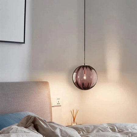 Luminaire Suspension verre fumé élégant – Référence : Alista4825-Luminaire Suspendu - Nexa Lights