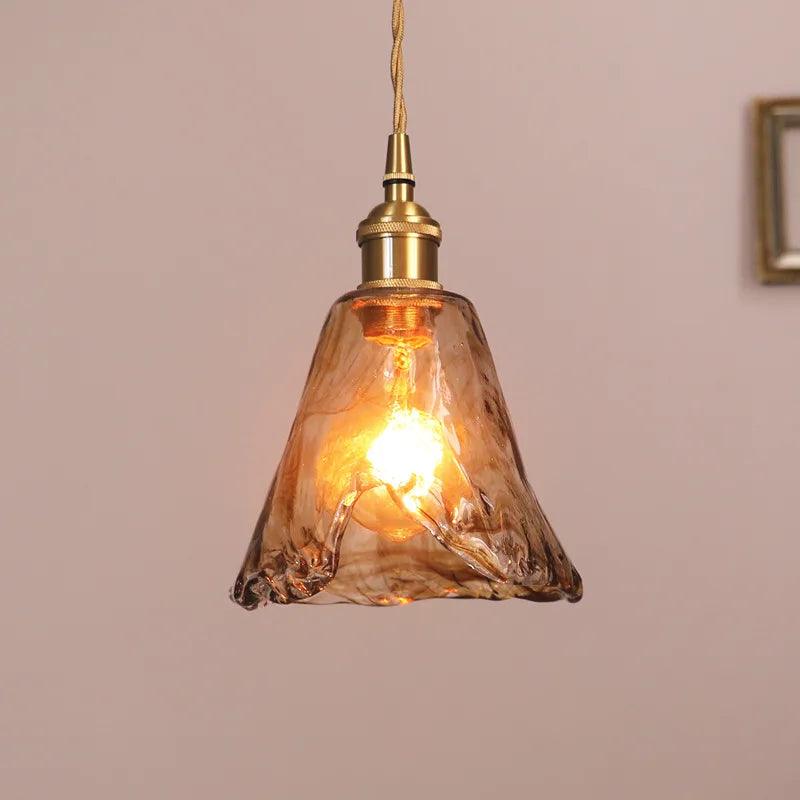 Luminaire Suspension verre marbré avec laiton – Référence : Aris5842-Luminaire Suspendu - Nexa Lights