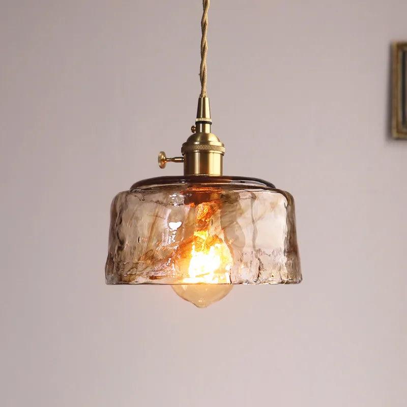 Luminaire Suspension verre marbré avec laiton – Référence : Aris5842-Luminaire Suspendu - Nexa Lights