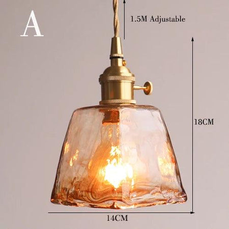 Luminaire Suspension verre marbré avec laiton – Référence : Aris5842-Luminaire Suspendu - Nexa Lights