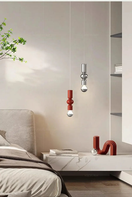 Luminaire Suspension verre soufflé transparent – Référence : Anéa5623- - Nexa Lights