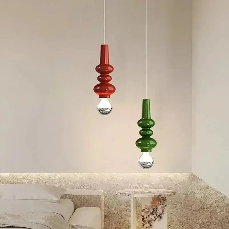 Luminaire Suspension verre soufflé transparent – Référence : Anéa5623- - Nexa Lights