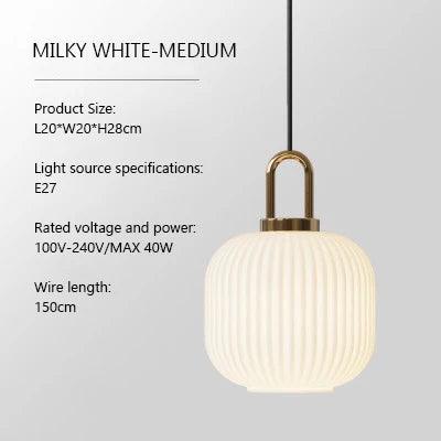 Luminaire Suspension verre strié doré – Référence : Maelis4592-Luminaire Suspendu - Nexa Lights