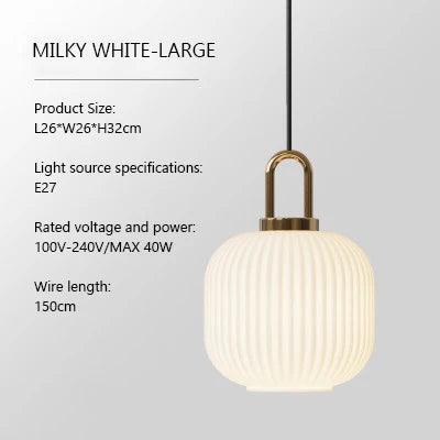 Luminaire Suspension verre strié doré – Référence : Maelis4592-Luminaire Suspendu - Nexa Lights