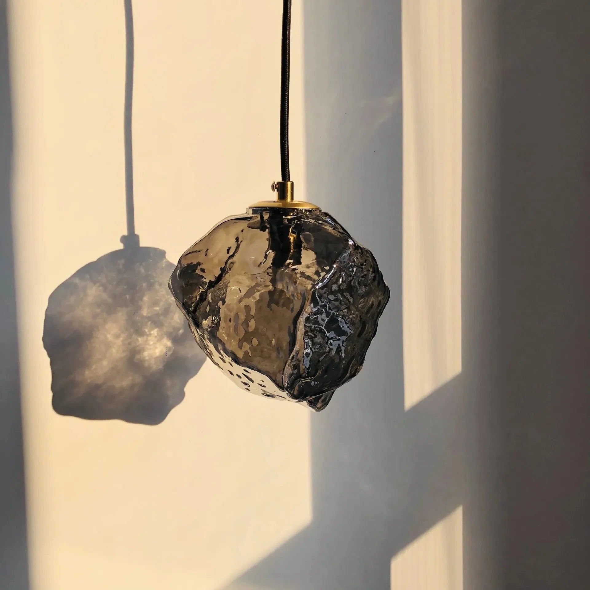 Luminaire Suspension verre texturé contemporain – Référence : Odyssée5723-Luminaire Suspendu - Nexa Lights