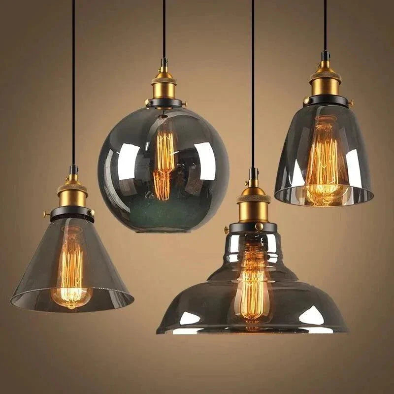 Luminaire Suspension verre transparent – Référence : Marvyn4523-Luminaire Suspendu - Nexa Lights