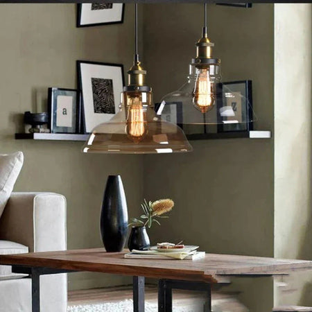 Luminaire Suspension verre transparent – Référence : Marvyn4523-Luminaire Suspendu - Nexa Lights