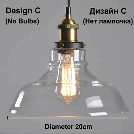 Luminaire Suspension verre transparent – Référence : Marvyn4523-Luminaire Suspendu - Nexa Lights