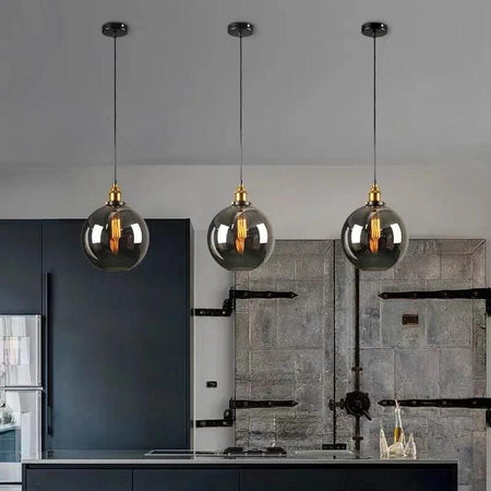 Luminaire Suspension verre transparent – Référence : Marvyn4523-Luminaire Suspendu - Nexa Lights