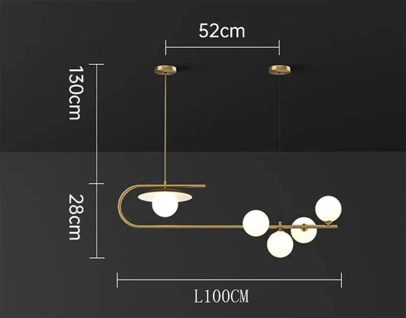Luminaire Suspension verre transparent – Référence : Mélian8472- - Nexa Lights