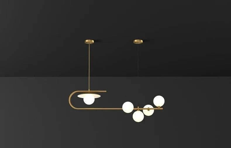 Luminaire Suspension verre transparent – Référence : Mélian8472- - Nexa Lights