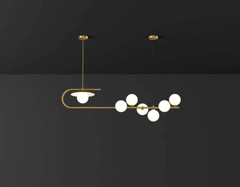 Luminaire Suspension verre transparent – Référence : Mélian8472- - Nexa Lights